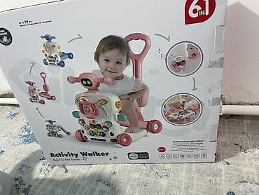 Детский многофункциональный ходунок-игровой центр 6-в-1 - Модель at lalafo.kg Детский многофункциональный ходунок-игровой центр 6-в-1 - Модель