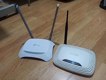 Продаются два роутера tp-link (одноантенный и двухантенный) всего за at lalafo.kg Продаются два роутера tp-link (одноантенный и двухантенный) всего за