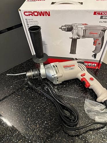ДРЕЛЬ-ПЕРФОРАТОР сетевой Фирмы CROWN Качество: Пушка 810W # CT10077 at lalafo.kg ДРЕЛЬ-ПЕРФОРАТОР сетевой Фирмы CROWN Качество: Пушка 810W # CT10077