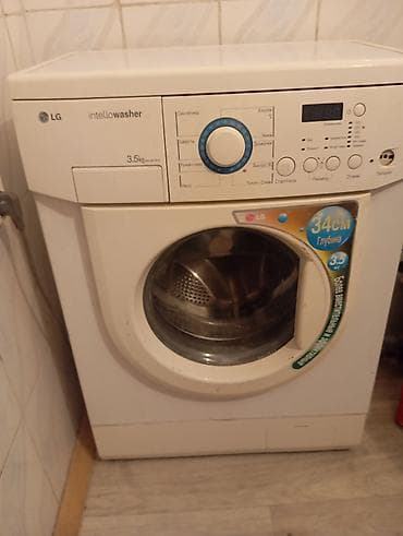 Стиральная машина LG Intellowasher, фронтальная загрузка. Основные lalafo.kg да Стиральная машина LG Intellowasher, фронтальная загрузка. Основные