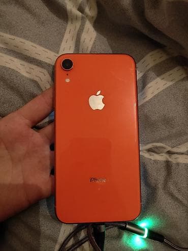 IPhone Xr, Б/у, 64 ГБ, Коралловый, Кабель, 78 % at lalafo.kg IPhone Xr, Б/у, 64 ГБ, Коралловый, Кабель, 78 %