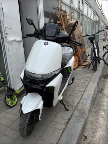 Электроскутер (белый) EV 3kW Электроскутер (новый) ⚡ Современный и at lalafo.kg Электроскутер (белый) EV 3kW Электроскутер (новый) ⚡ Современный и