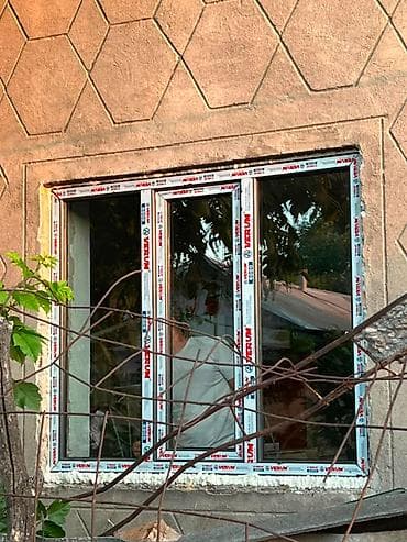 Пластиковое окно VERUM, трехстворчатое - Профиль: ПВХ VERUM с at lalafo.kg Пластиковое окно VERUM, трехстворчатое - Профиль: ПВХ VERUM с