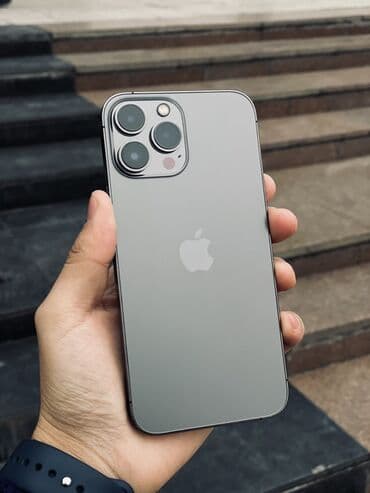 IPhone 13 Pro Max, Б/у, 256 ГБ, Графит, Защитное стекло, Кабель, Чехол, 80 % at lalafo.kg IPhone 13 Pro Max, Б/у, 256 ГБ, Графит, Защитное стекло, Кабель, Чехол, 80 %