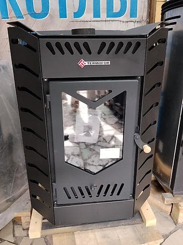 Печь-камин Termofor (стальной корпус, черный) - Топливо: дрова. - at lalafo.kg Печь-камин Termofor (стальной корпус, черный) - Топливо: дрова. -