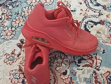 Кроссовки Skechers, ярко‑красные размер 40. секонд хенд европа - at lalafo.kg Кроссовки Skechers, ярко‑красные размер 40. секонд хенд европа -