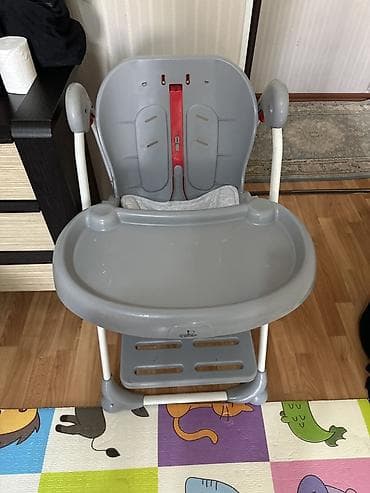 Стульчик для кормления, Другой бренд, Пластик, Другой вид, цвет - Серый at lalafo.kg Стульчик для кормления, Другой бренд, Пластик, Другой вид, цвет - Серый