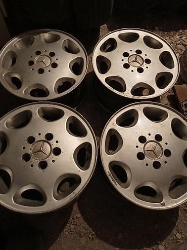 Литые Диски R 15 Mercedes-Benz, Комплект, отверстий - 5, Б/у at lalafo.kg Литые Диски R 15 Mercedes-Benz, Комплект, отверстий - 5, Б/у