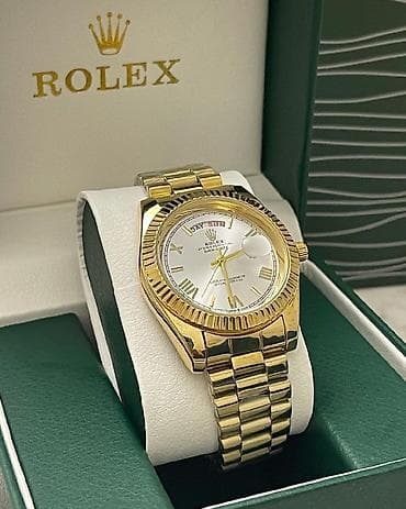 Наручные часы rolex мужские (новый) индикатор даты золотистого цвета at lalafo.kg — 5 Наручные часы rolex мужские (новый) индикатор даты золотистого цвета — 5