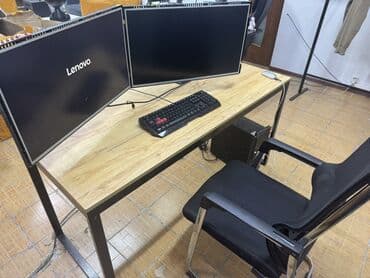 Комплект офисной мебели, Кресло, Металл, цвет - Черный at lalafo.kg Комплект офисной мебели, Кресло, Металл, цвет - Черный