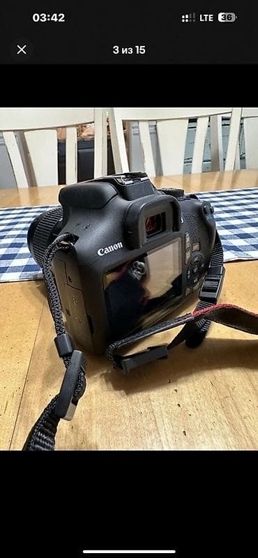 Зеркальная камера Canon EOS 2000D с комплектом аксессуаров. Основные at lalafo.kg Зеркальная камера Canon EOS 2000D с комплектом аксессуаров. Основные