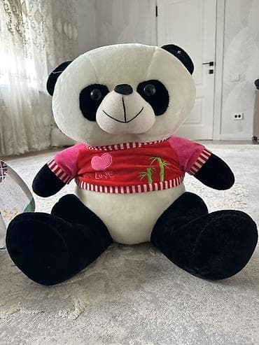 НОВЫЕ Панда крупная, пухлая одежда снимается 55см, 800сом Мишка с at lalafo.kg НОВЫЕ Панда крупная, пухлая одежда снимается 55см, 800сом Мишка с