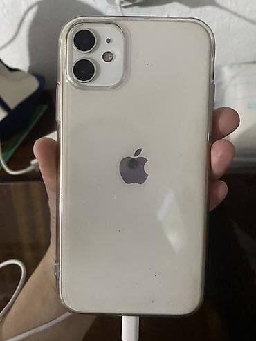 IPhone 11, 64 ГБ, Белый, Чехол, 85 % at lalafo.kg IPhone 11, 64 ГБ, Белый, Чехол, 85 %