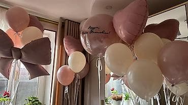 Гелиевые шарики На выписку День рождение Юбилей Детские праздники at lalafo.kg Гелиевые шарики На выписку День рождение Юбилей Детские праздники