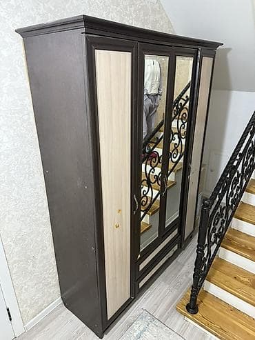 Отопление и нагреватели: Спальный гарнитур, Двуспальная кровать, ДСП, цвет - Коричневый at lalafo.kg — 1 Отопление и нагреватели: Спальный гарнитур, Двуспальная кровать, ДСП, цвет - Коричневый — 1