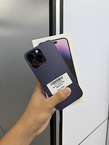 IPhone 14 Pro Max, Б/у, 256 ГБ, Deep Purple, Защитное стекло, Коробка, В рассрочку, 87 % at lalafo.kg IPhone 14 Pro Max, Б/у, 256 ГБ, Deep Purple, Защитное стекло, Коробка, В рассрочку, 87 %