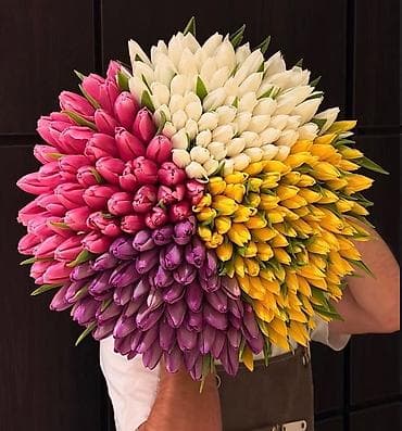 Бонбоньерки: Букеты из тюльпанов принимаем заказы есть доставка at lalafo.kg — 1 Бонбоньерки: Букеты из тюльпанов принимаем заказы есть доставка — 1