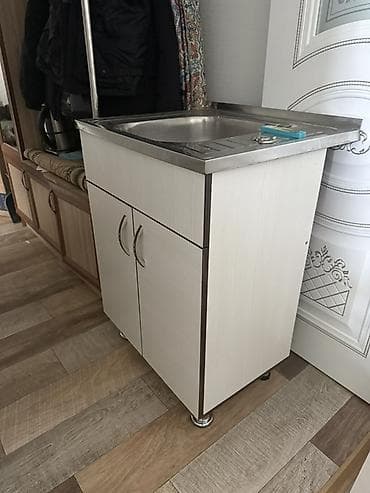 Ашкана үчүн тумбалар: Ашкана үчүн тумба, Жуугучу менен, Полго орнотулма lalafo.kg да — 2 Ашкана үчүн тумбалар: Ашкана үчүн тумба, Жуугучу менен, Полго орнотулма — 2