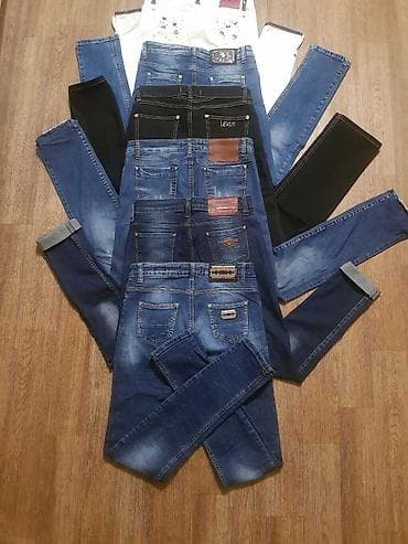 Джинсы мужские и женские, разнообразные модели и расцветки. - Фасоны at lalafo.kg Джинсы мужские и женские, разнообразные модели и расцветки. - Фасоны