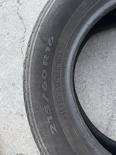 Шиналар 215 / 60 / R 16, Жай, Колдонулган, 1 даана, Жеңил унаалар, Кытай, Pirelli lalafo.kg да Шиналар 215 / 60 / R 16, Жай, Колдонулган, 1 даана, Жеңил унаалар, Кытай, Pirelli