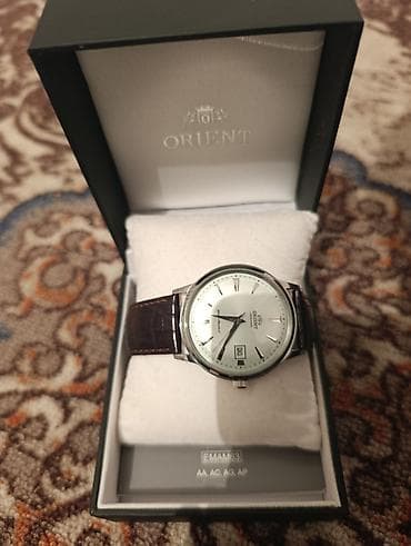 Orient Bambino (серия EMAM63) — классические наручные часы в фирменной at lalafo.kg Orient Bambino (серия EMAM63) — классические наручные часы в фирменной