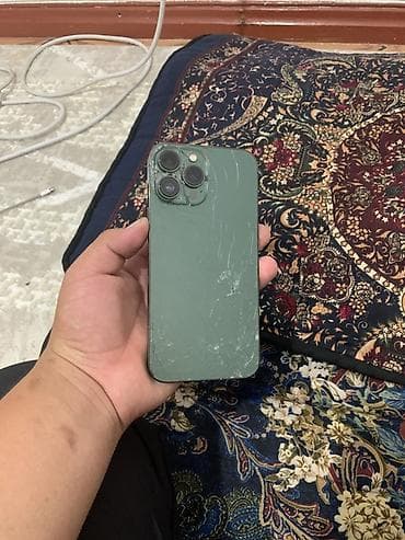 IPhone 13 Pro Max, 128 ГБ, зелёный характеристик. 0.5 камера нет at lalafo.kg IPhone 13 Pro Max, 128 ГБ, зелёный характеристик. 0.5 камера нет