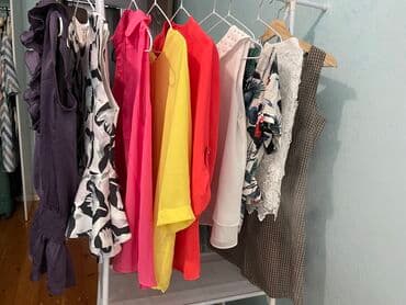 Блузка, Классическая модель, Атлас at lalafo.kg Блузка, Классическая модель, Атлас