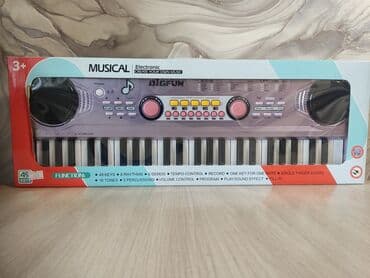 Игрушка пианино синтезатор детский at lalafo.kg Игрушка пианино синтезатор детский
