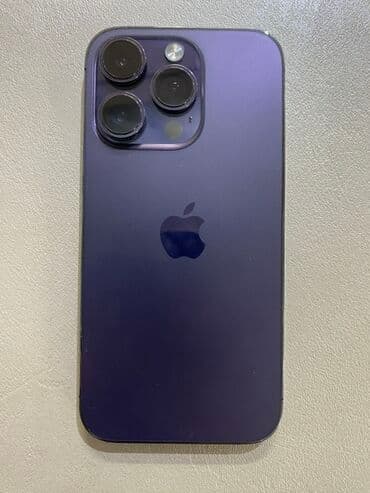 IPhone 14 Pro, Б/у, 256 ГБ, Deep Purple, 78 % at lalafo.kg IPhone 14 Pro, Б/у, 256 ГБ, Deep Purple, 78 %