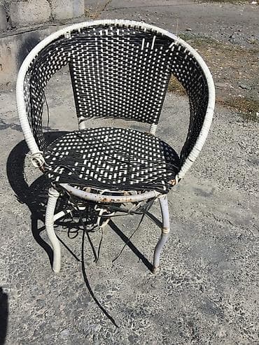Реставрация плетеной мебели. Искусственный ротанг at lalafo.kg Реставрация плетеной мебели. Искусственный ротанг