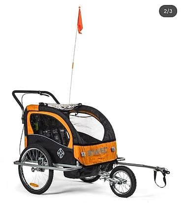 Детский велоприцеп-коляска для 1–2 детей BIWEC - Универсальный прицеп at lalafo.kg Детский велоприцеп-коляска для 1–2 детей BIWEC - Универсальный прицеп