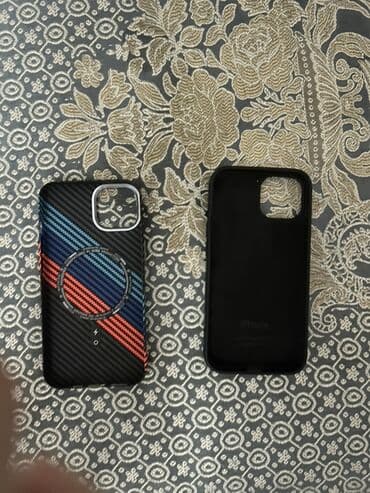 Два чехла для iPhone14 (модель с большим квадратным вырезом под блок at lalafo.kg Два чехла для iPhone14 (модель с большим квадратным вырезом под блок