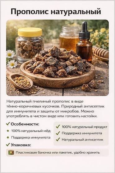 Прополис натуральный Описание: - Пчелиный прополис в виде at lalafo.kg Прополис натуральный Описание: - Пчелиный прополис в виде