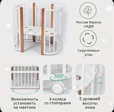 Бала үчүн комод: Балдар үчүн трансформер керебет, Башка түрү, түсү - Ак lalafo.kg да — 2 Бала үчүн комод: Балдар үчүн трансформер керебет, Башка түрү, түсү - Ак — 2