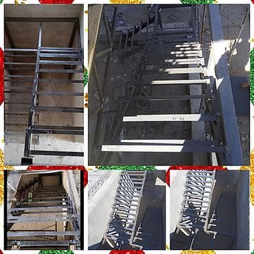 Бетон тепкичилер: Металлический каркас лестницы, предназначенный для установки внутри lalafo.kg да — 8 Бетон тепкичилер: Металлический каркас лестницы, предназначенный для установки внутри — 8