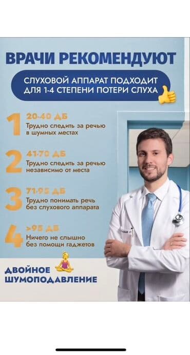 Кычкылтек жаздыктары: Слуховой аппарат внутриушной (неведимка ) с шумоподавлением Основные lalafo.kg да — 8 Кычкылтек жаздыктары: Слуховой аппарат внутриушной (неведимка ) с шумоподавлением Основные — 8