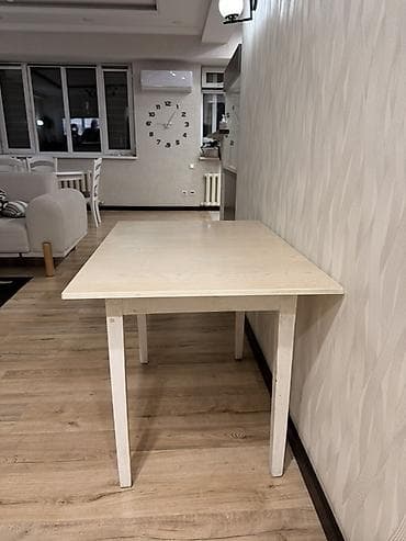 Кухонный стол, Прямоугольный, Нераскладной at lalafo.kg Кухонный стол, Прямоугольный, Нераскладной