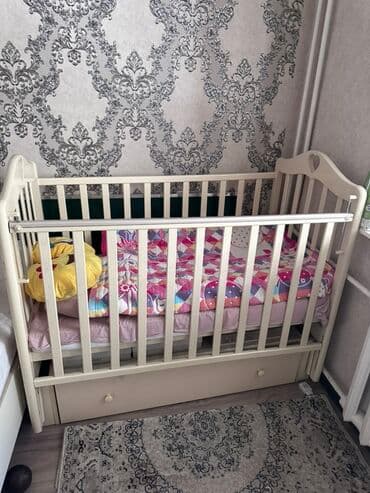 Продаю кроватку детскую в хорошем состоянии толком ребенок не спал в at lalafo.kg Продаю кроватку детскую в хорошем состоянии толком ребенок не спал в