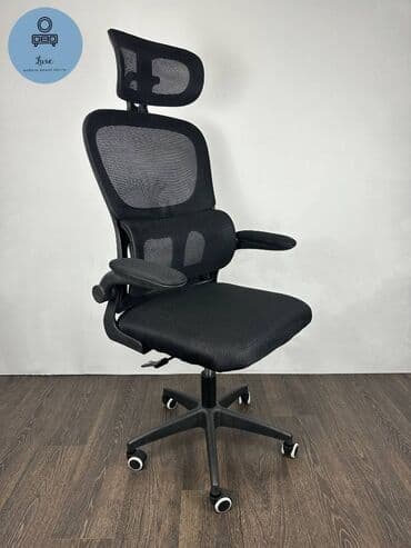 Игровое кресло, Новый, С колесиками, цвет - Черный at lalafo.kg Игровое кресло, Новый, С колесиками, цвет - Черный