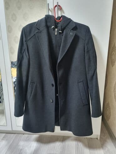 Продаю турецкое пальто 56-58 размер от бренда black lion, темно серый at lalafo.kg Продаю турецкое пальто 56-58 размер от бренда black lion, темно серый