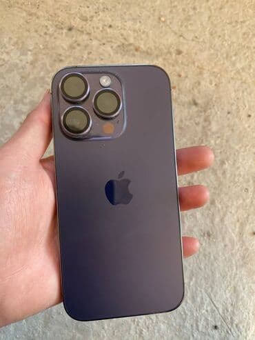 IPhone 14 Pro, Б/у, 256 ГБ, Deep Purple, 79 % at lalafo.kg IPhone 14 Pro, Б/у, 256 ГБ, Deep Purple, 79 %
