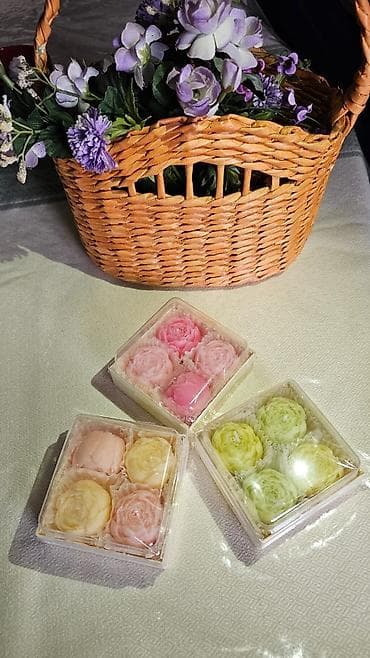 Чудесный подарок на 8 марта. Ароматные свечи ( в форме пионов и at lalafo.kg Чудесный подарок на 8 марта. Ароматные свечи ( в форме пионов и