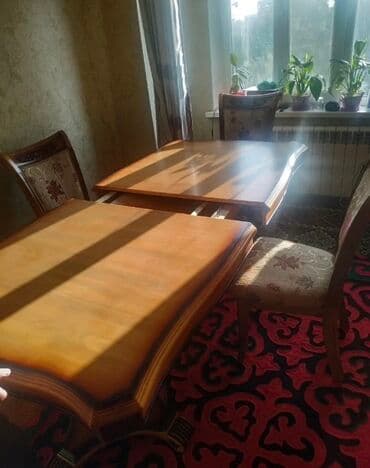 Стол трансформер Для кухни, Раскладной стол, Длина, см: 240 см, цвет - Коричневый at lalafo.kg Стол трансформер Для кухни, Раскладной стол, Длина, см: 240 см, цвет - Коричневый