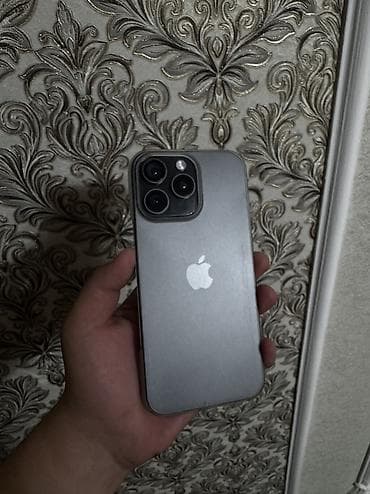 IPhone 16 Pro Max, Б/у, 256 ГБ, Black Titanium, Зарядное устройство, Чехол, 100 % at lalafo.kg IPhone 16 Pro Max, Б/у, 256 ГБ, Black Titanium, Зарядное устройство, Чехол, 100 %