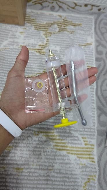 Ветеринарный шприц 30МЛ многоразовый с железной удлиненной иглой и at lalafo.kg Ветеринарный шприц 30МЛ многоразовый с железной удлиненной иглой и