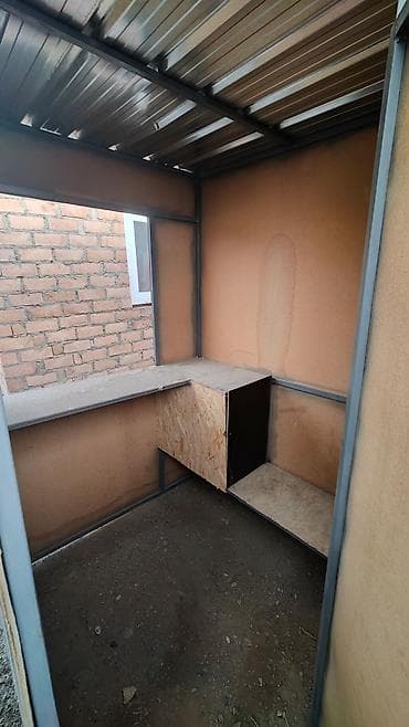 Продаю будки, размер 1.5х1.5 м, высота 2.5 м. 5 штук, снаружи at lalafo.kg Продаю будки, размер 1.5х1.5 м, высота 2.5 м. 5 штук, снаружи