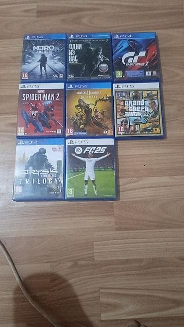 Коллекция дисков для PlayStation (PS4 и PS5) Состав набора: - PS4 at lalafo.kg Коллекция дисков для PlayStation (PS4 и PS5) Состав набора: - PS4