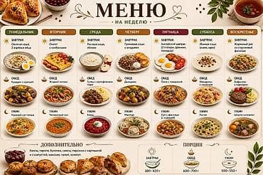 Питанание для персонала Офисы/банки Швейные цеха Строительные at lalafo.kg Питанание для персонала Офисы/банки Швейные цеха Строительные