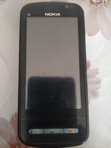 Nokia C6, Б/у, цвет - Черный at lalafo.kg Nokia C6, Б/у, цвет - Черный