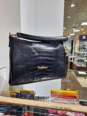 Женская сумка Tony Bellucci с тиснением под крокодила - Формат at lalafo.kg Женская сумка Tony Bellucci с тиснением под крокодила - Формат